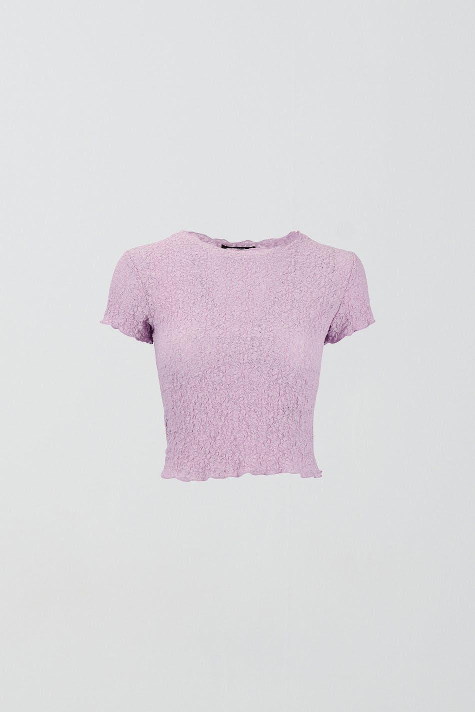Cropped lace top