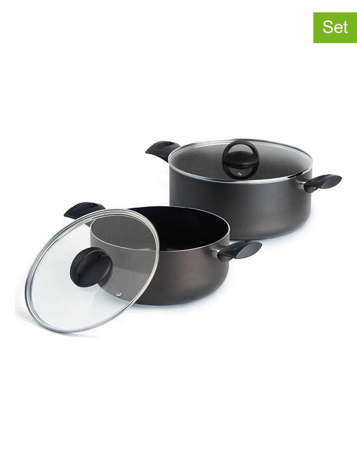 Brandt 4tlg. Kochtopf-Set in Schwarz günstig kaufen onesize