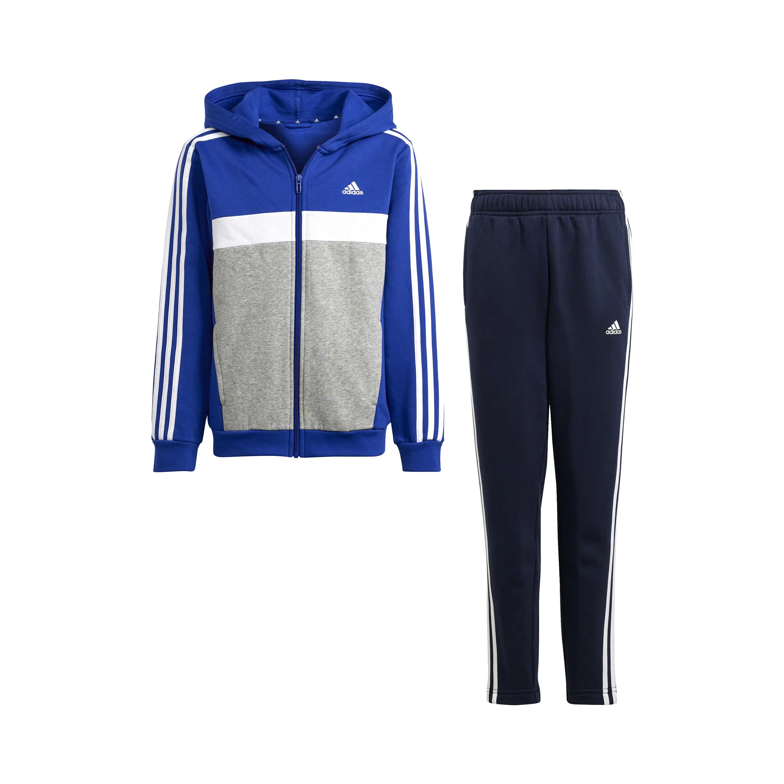 3 Stripes TIB Trainingsanzug Jungen - Dunkelblau, Mehrfarbig