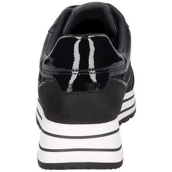 Tamaris Plateau Sneaker in schwarz