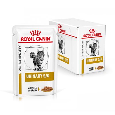 Royal Canin Veterinary Feline Urinary S/O in Soße oder Mousse