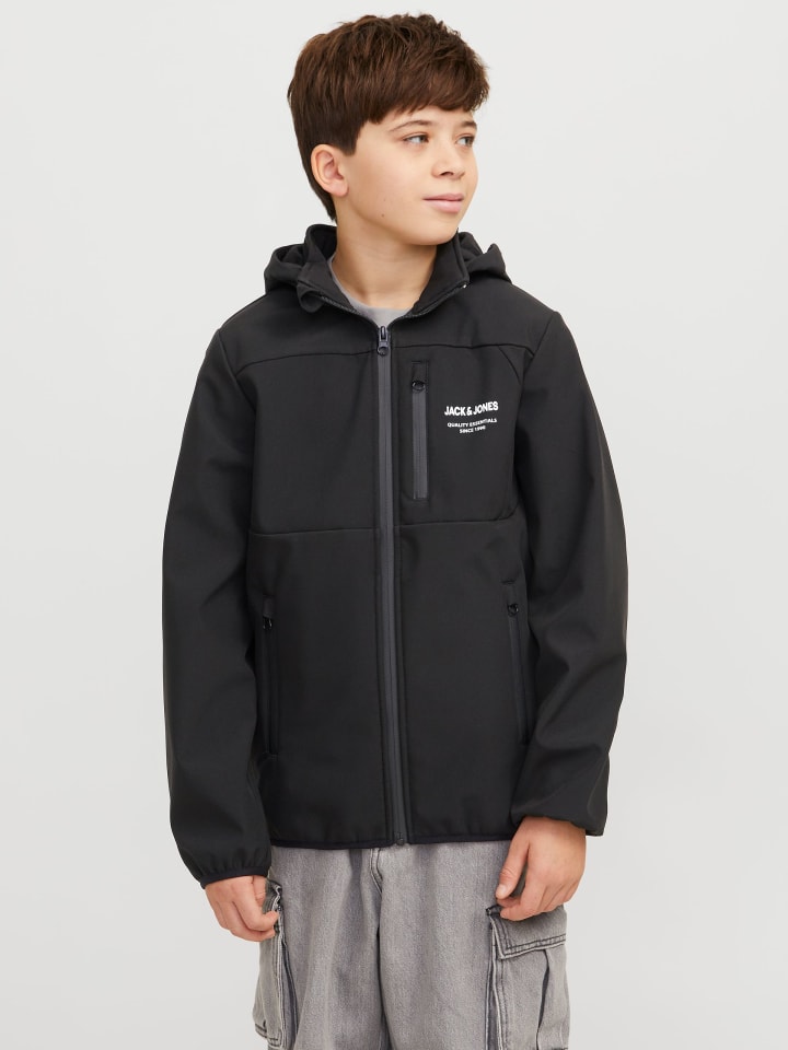 JACK & JONES Junior Softshelljacke  JJTHEO SOFTSHELL JACKET in black günstig kaufen