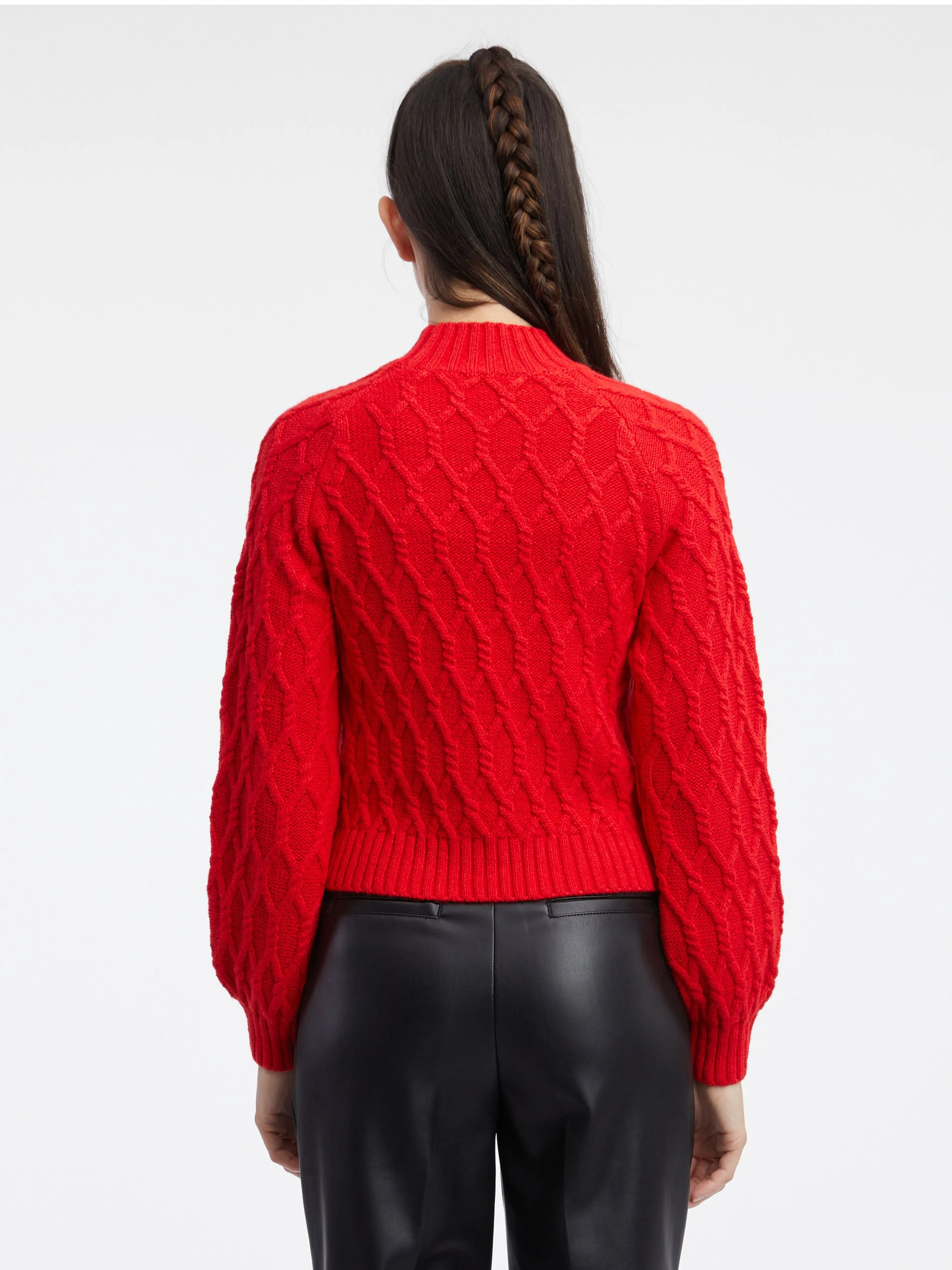Rote Damen Strickjacke ORSAY