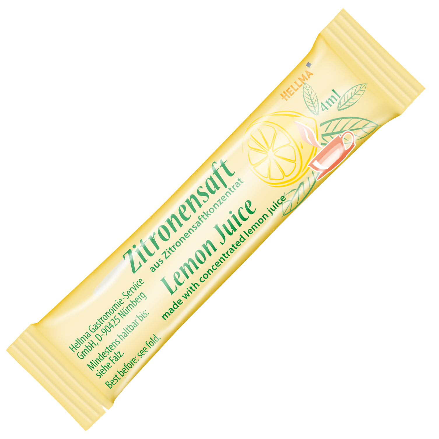 Hellma Zitronensaft-Sticks 100x4ml