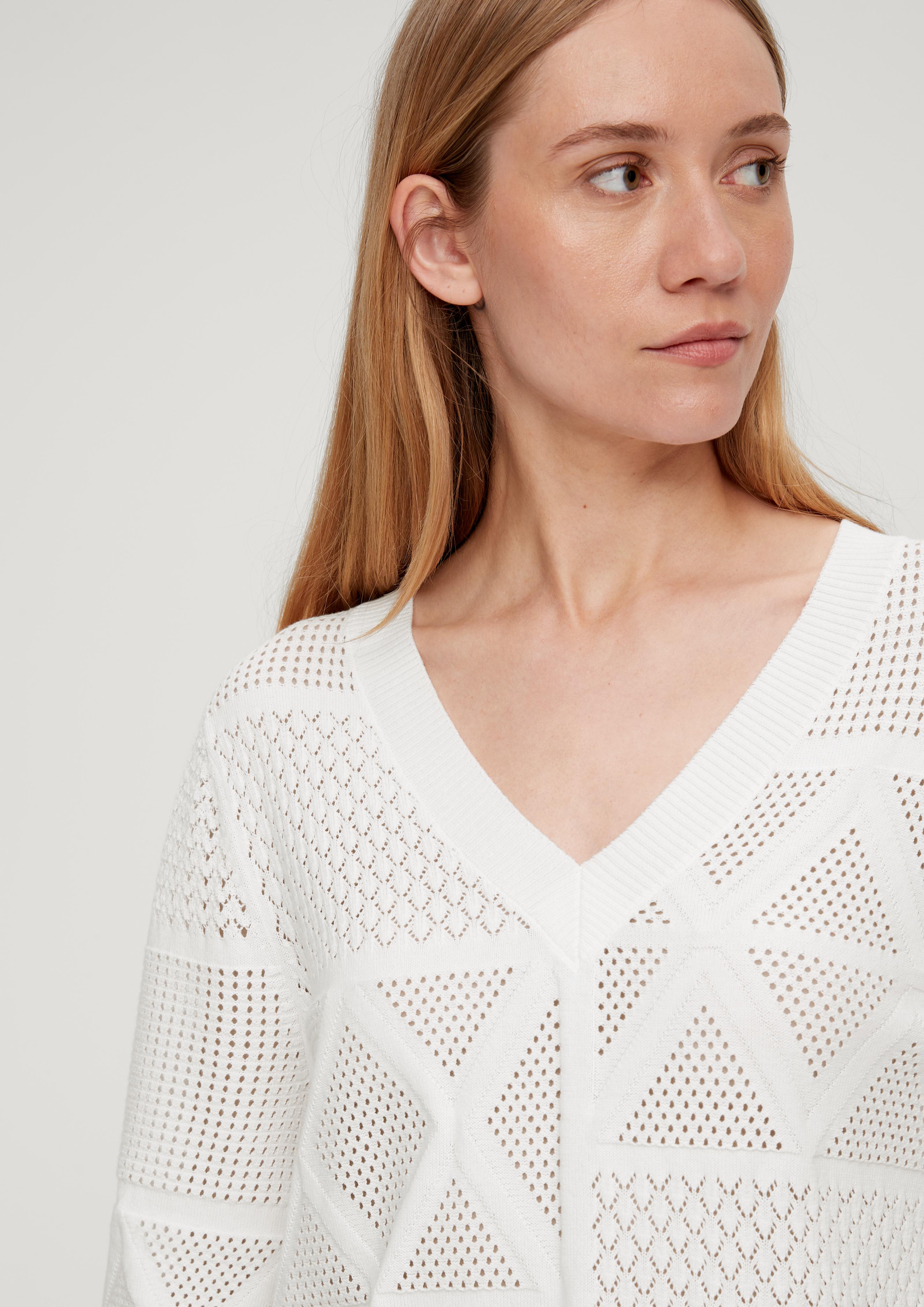 Strickshirt aus Baumwolle  2130911-0210