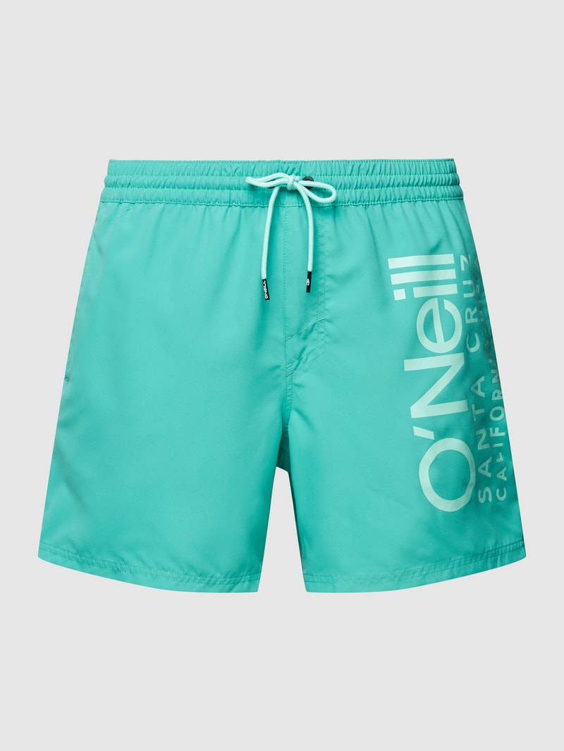 Badehose mit Motiv-Print Modell 'Original Cali 16 Shorts' in mint