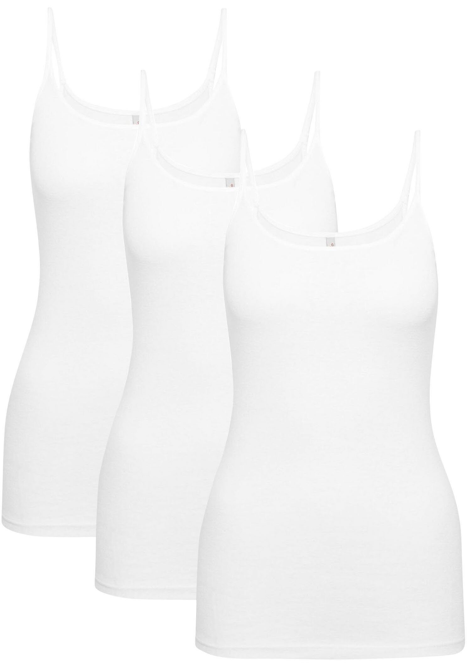 Triumph Unterhemd Katia Basics_01 Shirt 01 3P (Spar-Pack, 3-St., 3er-Pack) nahtlos, aus reiner Baumwolle