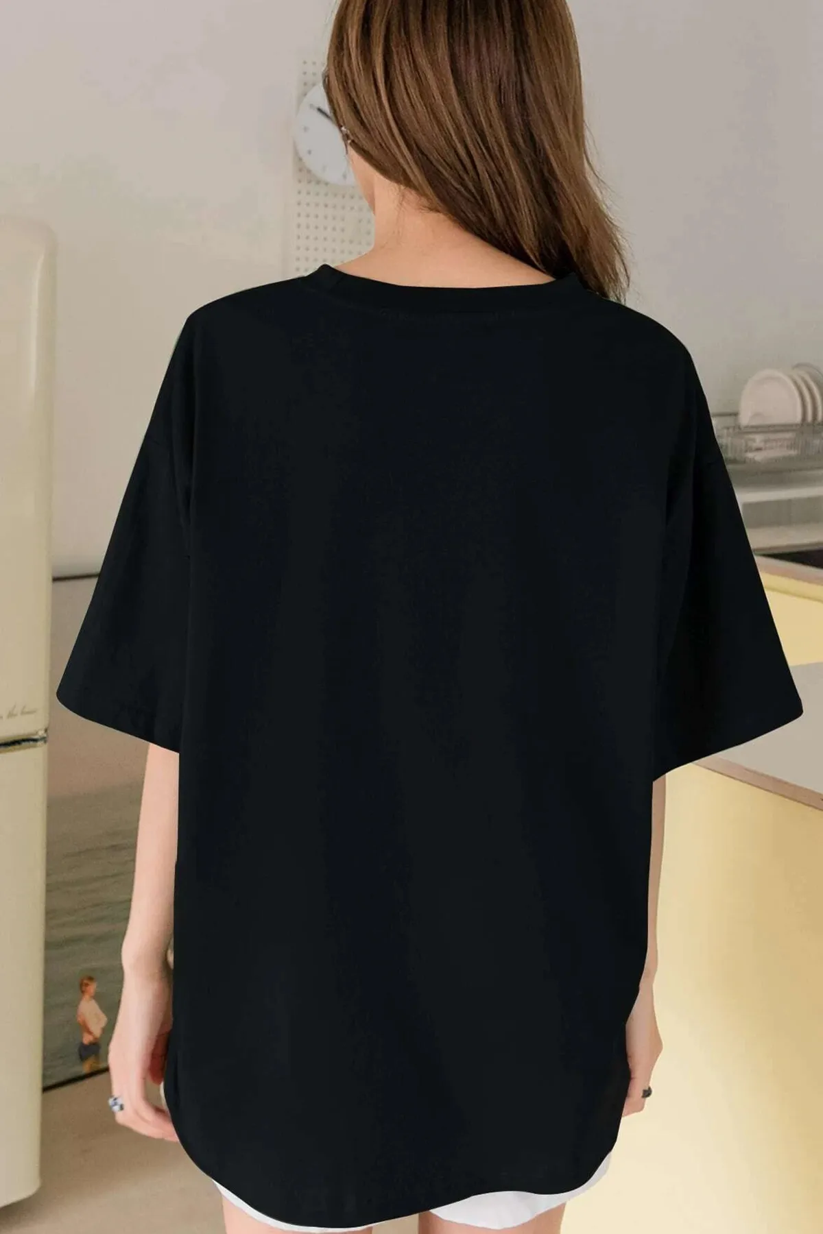 uyguntarz  T-Shirt - Schwarz - Regular Fit