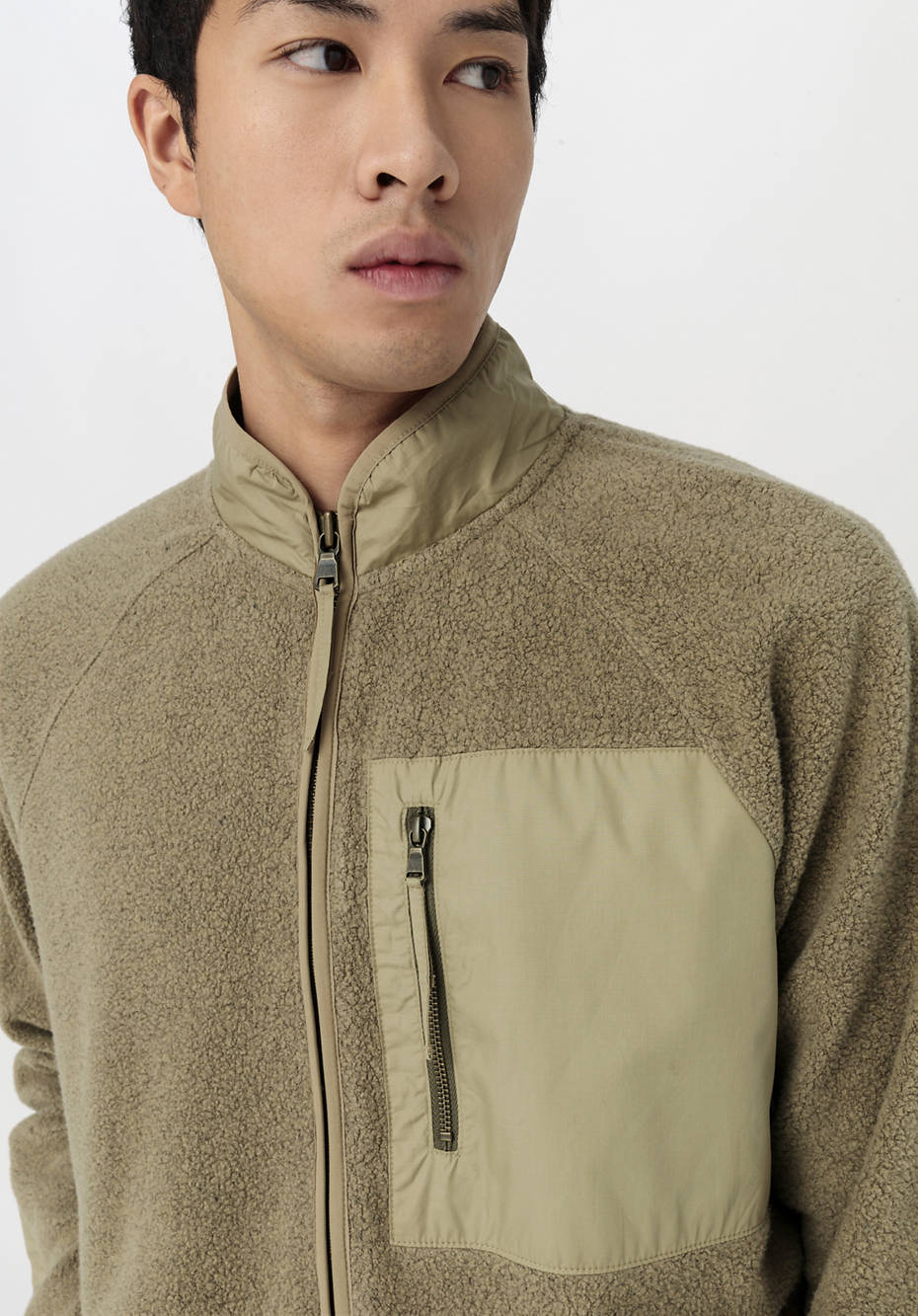 Fleece-Jacke BetterRecycling aus reiner Bio-Baumwolle