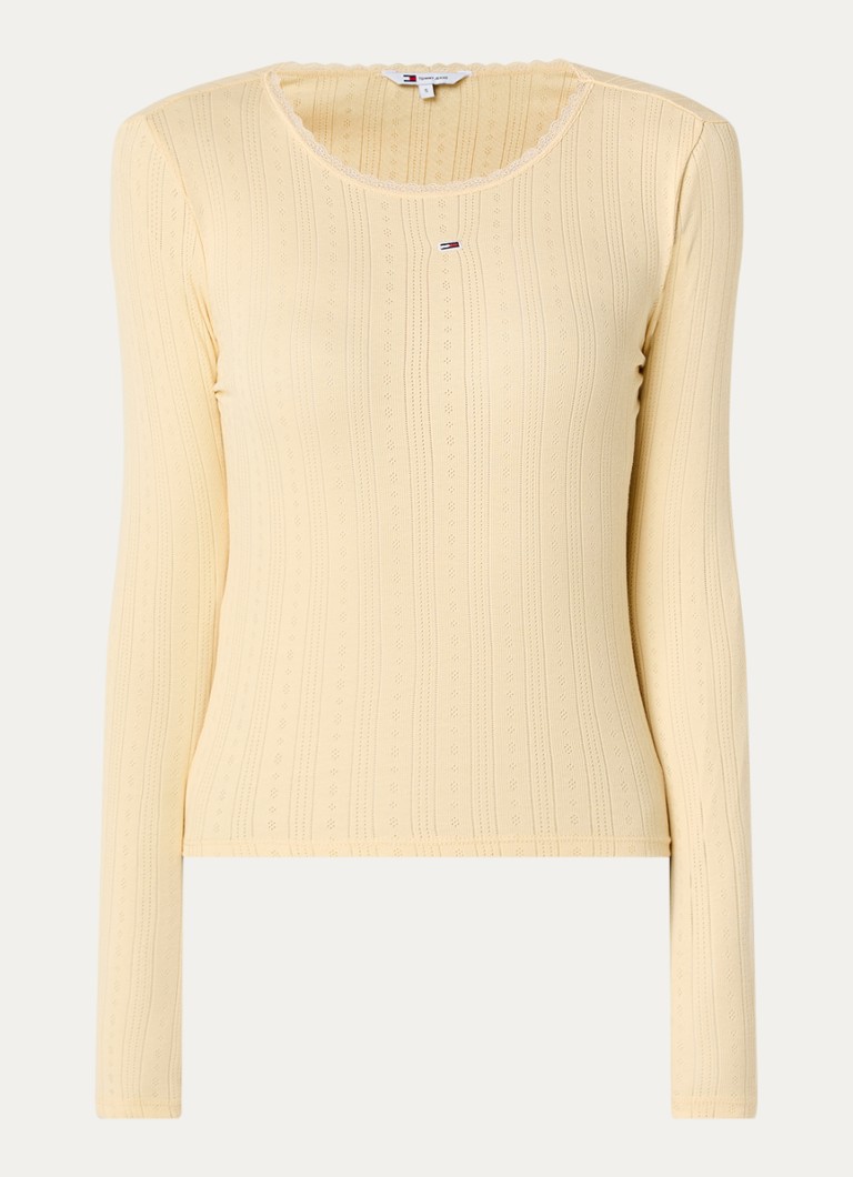 Tommy Hilfiger long-sleeved shirt with logo embroidery