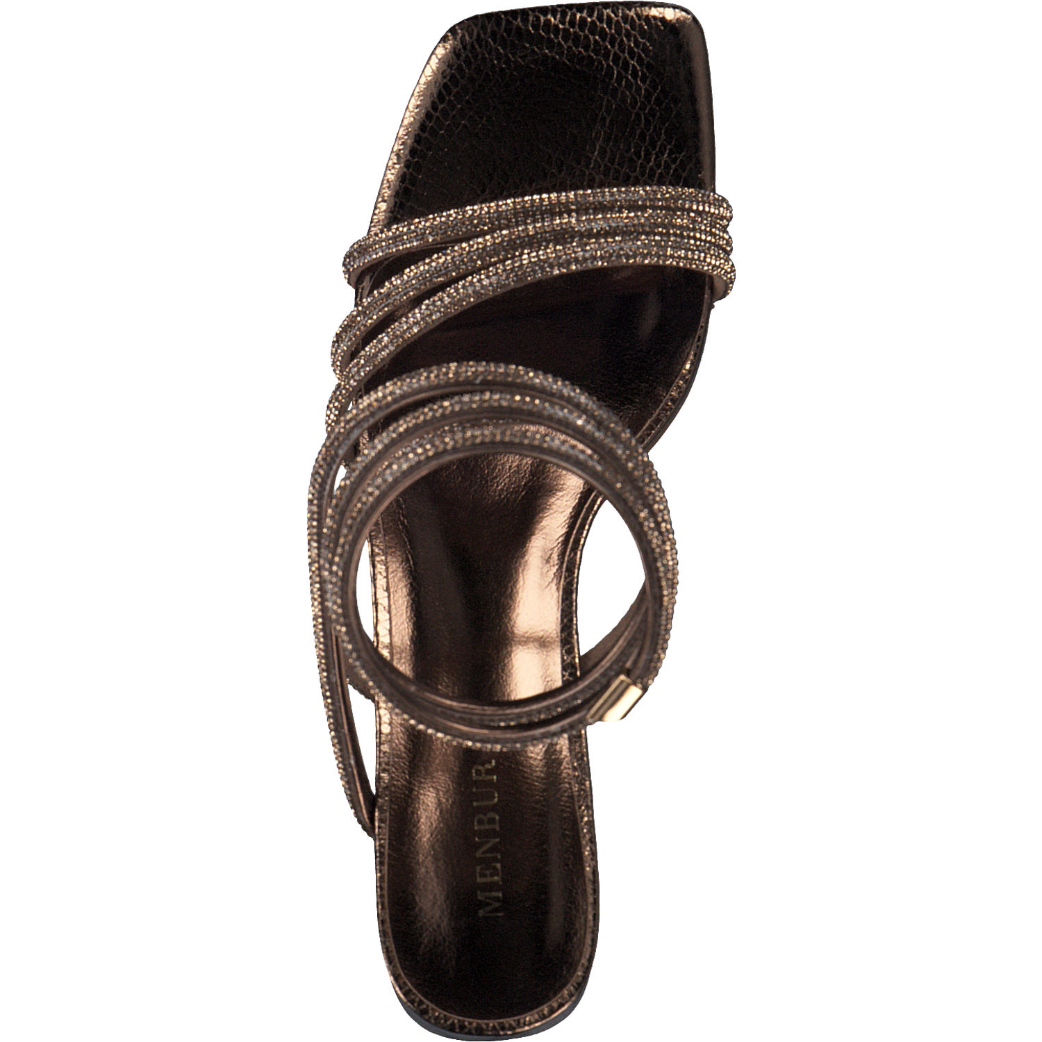 Menbur 23790, Plateau-Sandaletten, Damen, bronze
