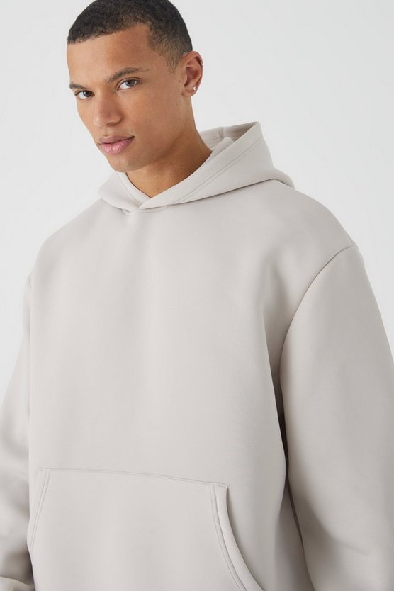 Tall kastiger Oversize Scuba Hoodie