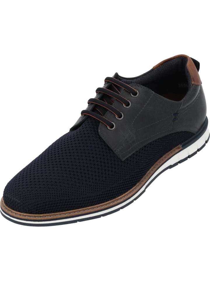 palado Klassische Halbschuhe in Navy Cognac günstig kaufen