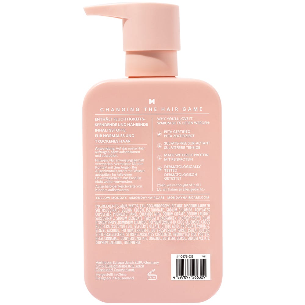 MONDAY Haircare Moisture Shampoo 350 ml