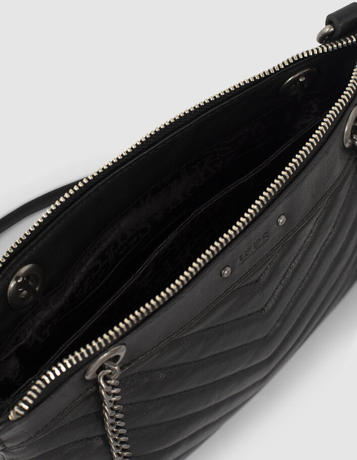 Sac double pochettes 1440 REPORTER en cuir matelassé femme