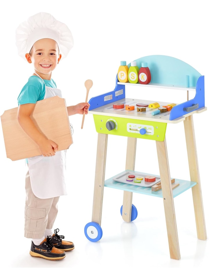 COSTWAY Spielzeug Grill Set in Bunt günstig kaufen onesize