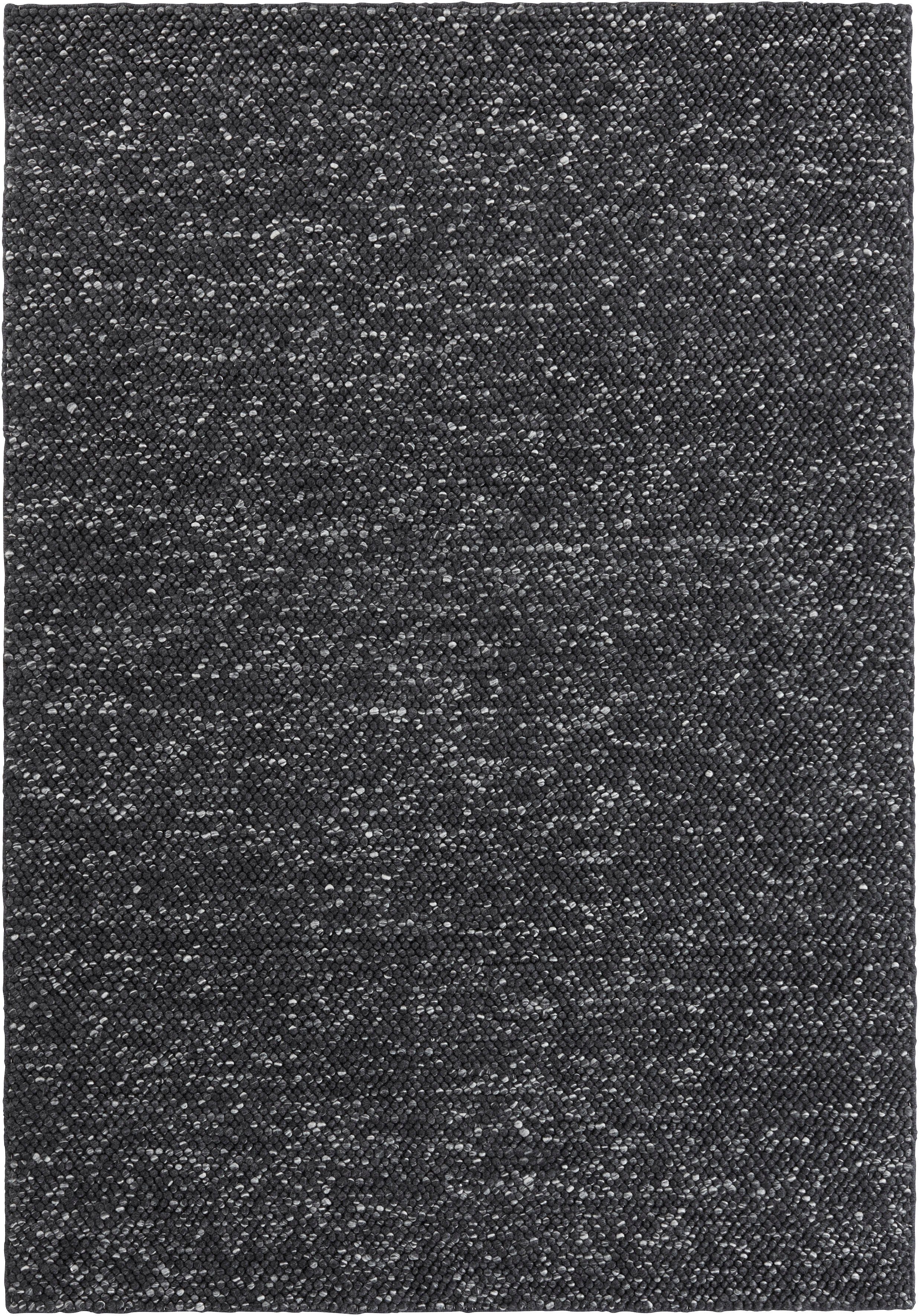 Wollteppich Ainhoa, LeGer Home by Lena Gercke, rechteckig, Höhe: 14 mm, einfarbig, Wolle, Handweb Teppich, Wohnzimmer, Schlafzimmer, Esszimmer