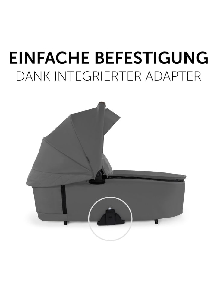 Hauck Faltbare Babywanne (Carrycot) für Walk N Care in schwarz,grau günstig kaufen onesize