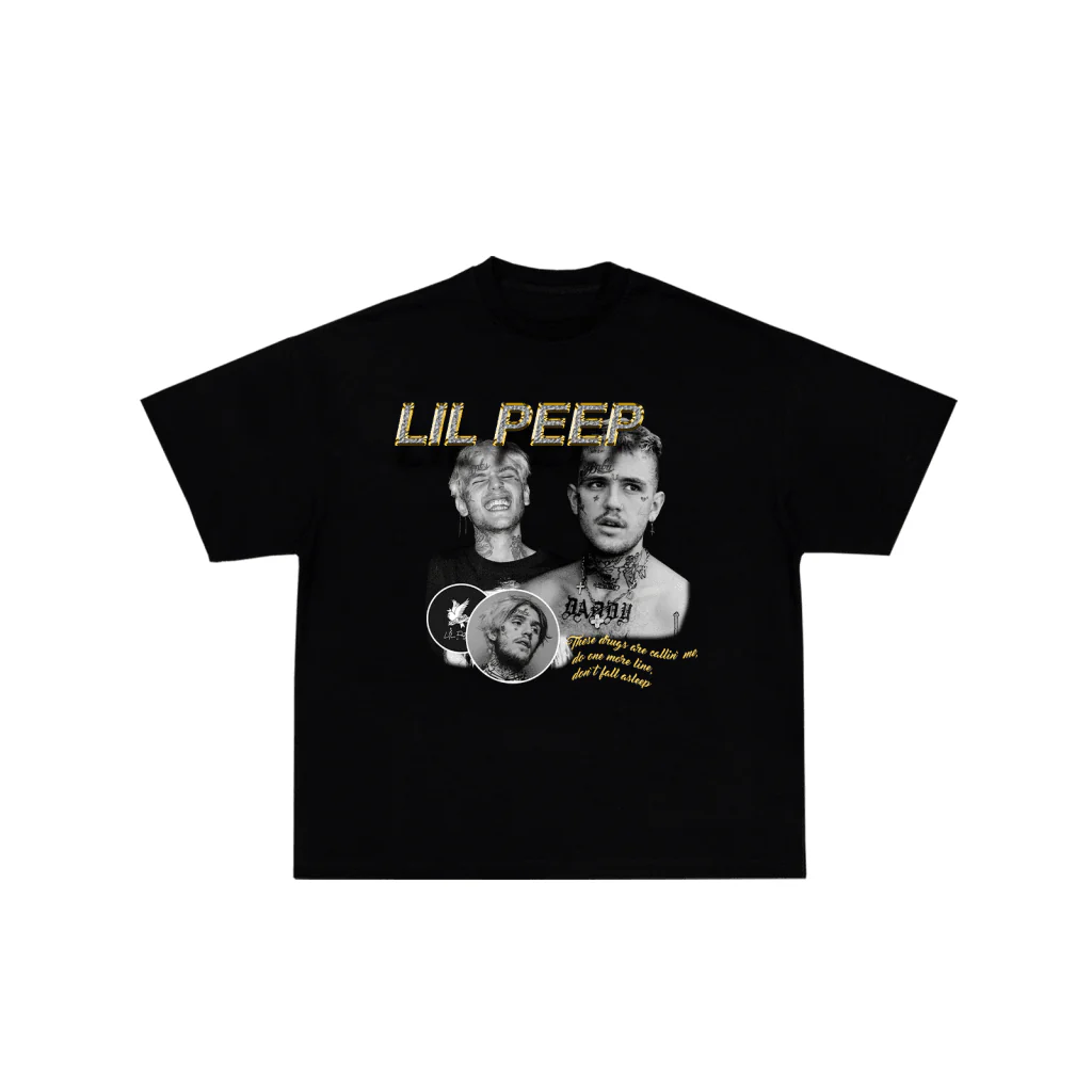 LIL PEEP BLACK T-SHIRT