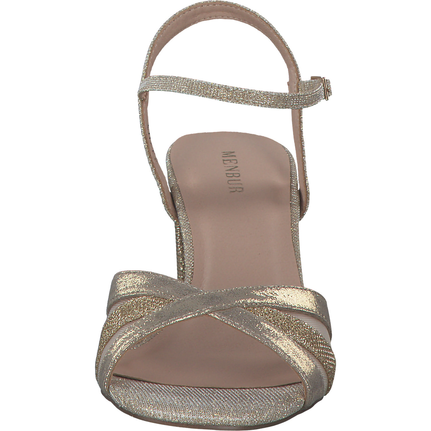 Menbur 23705, Plateau-Sandaletten, Damen, gold