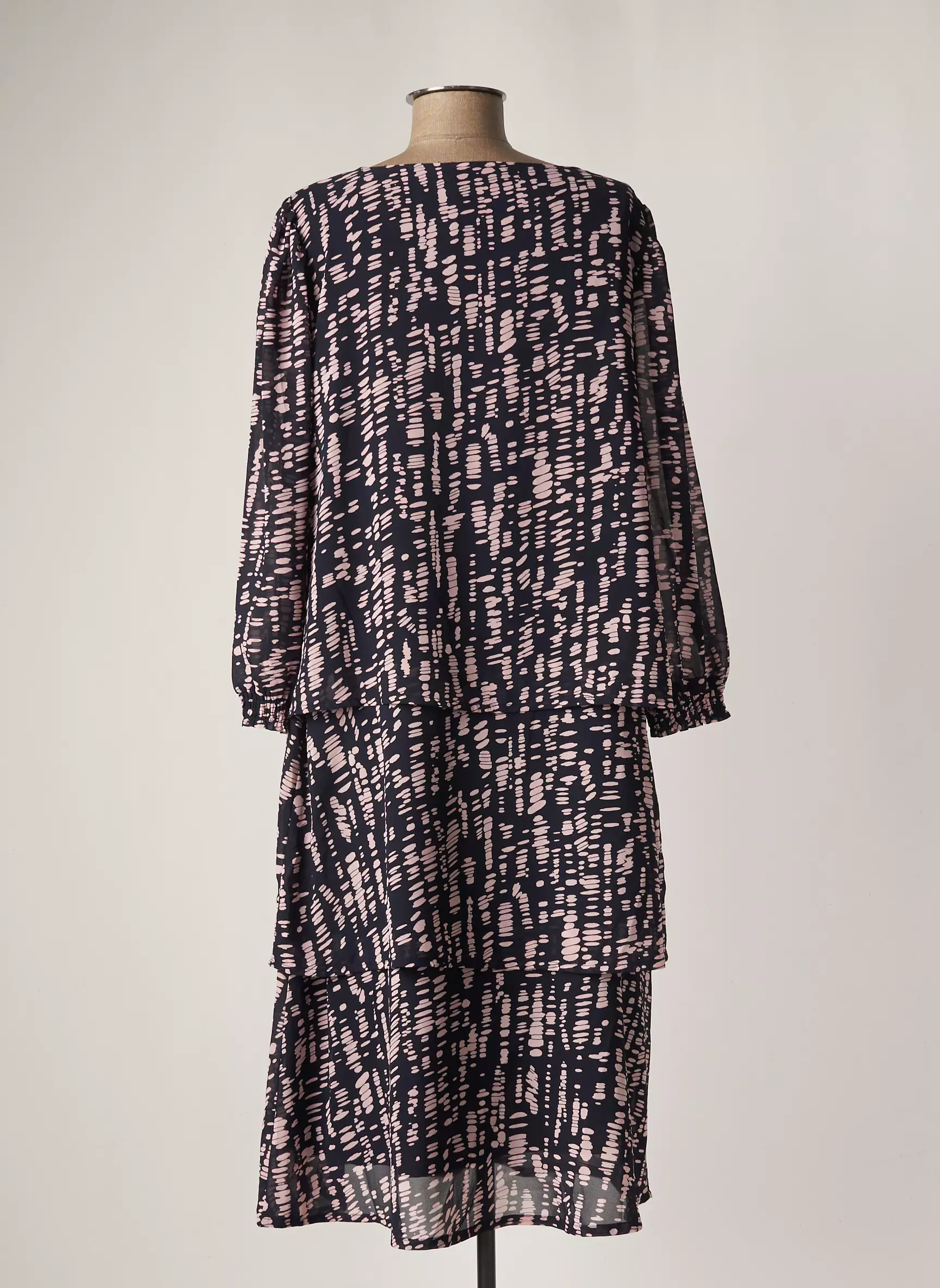 Signature Robes Mi Longues Femme couleur bleu