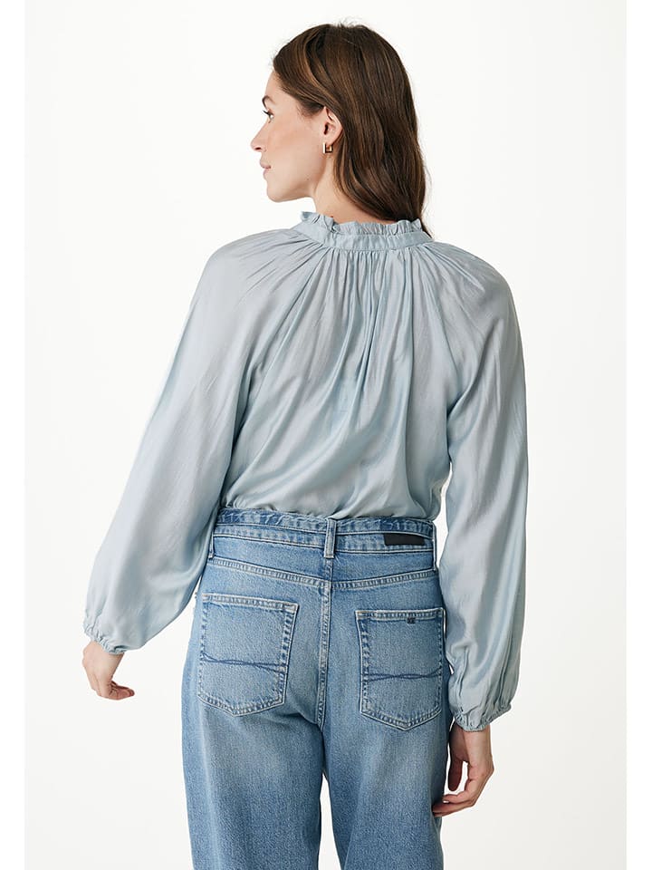 Mexx Bluse in Hellblau günstig kaufen
