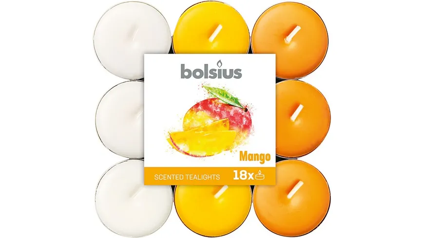 bolsius Duft-Teelichte Mango