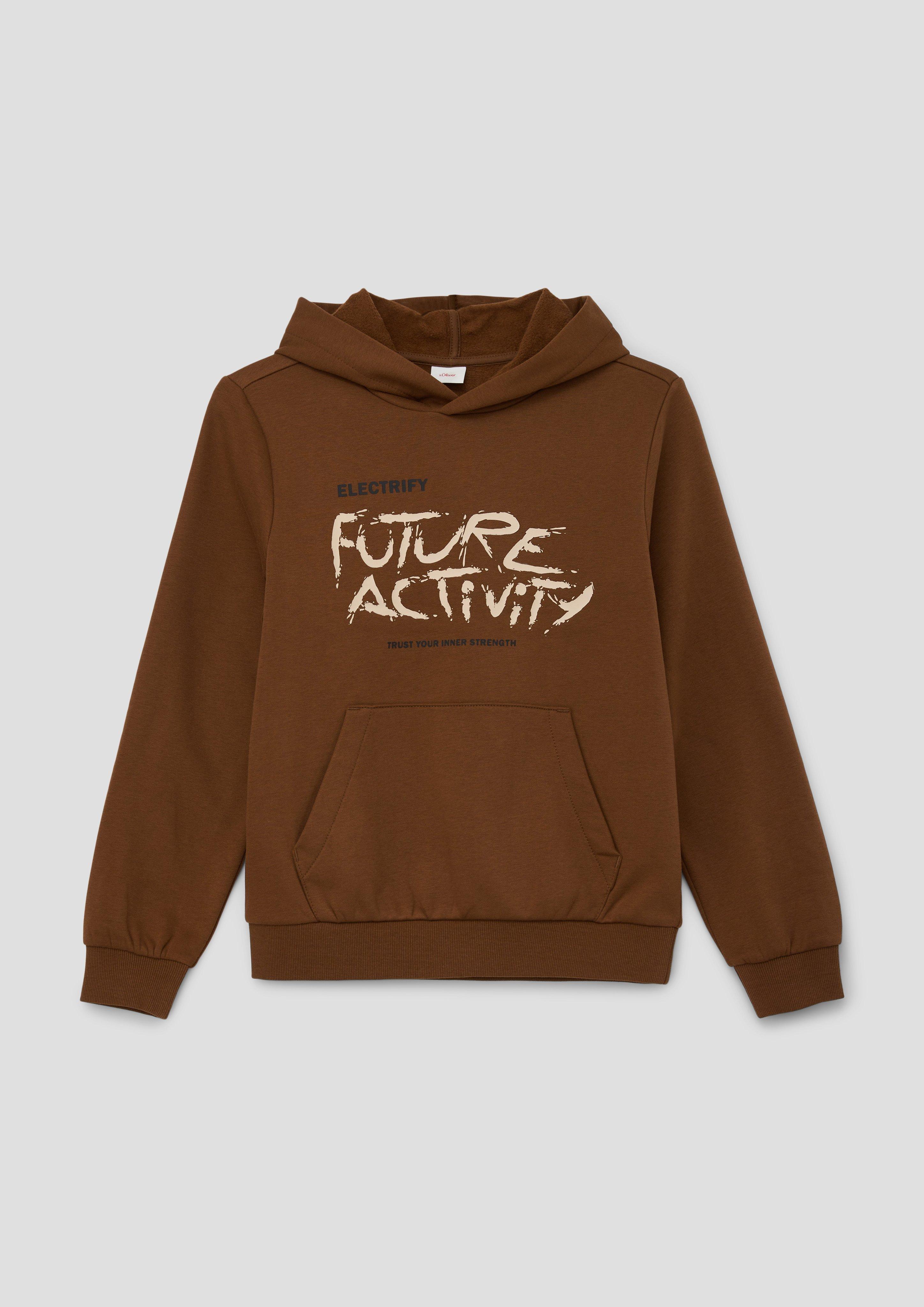 Kapuzensweatshirt mit Frontprint  2137559-8764