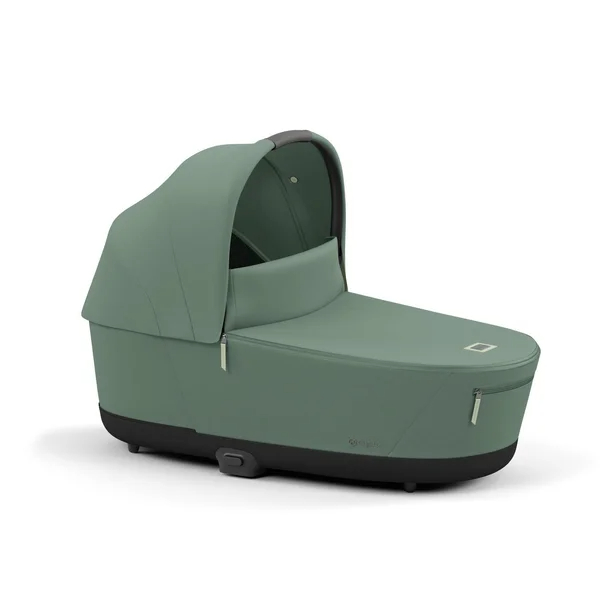 Cybex Priam V4 stroller set leaf green with matte black frame
