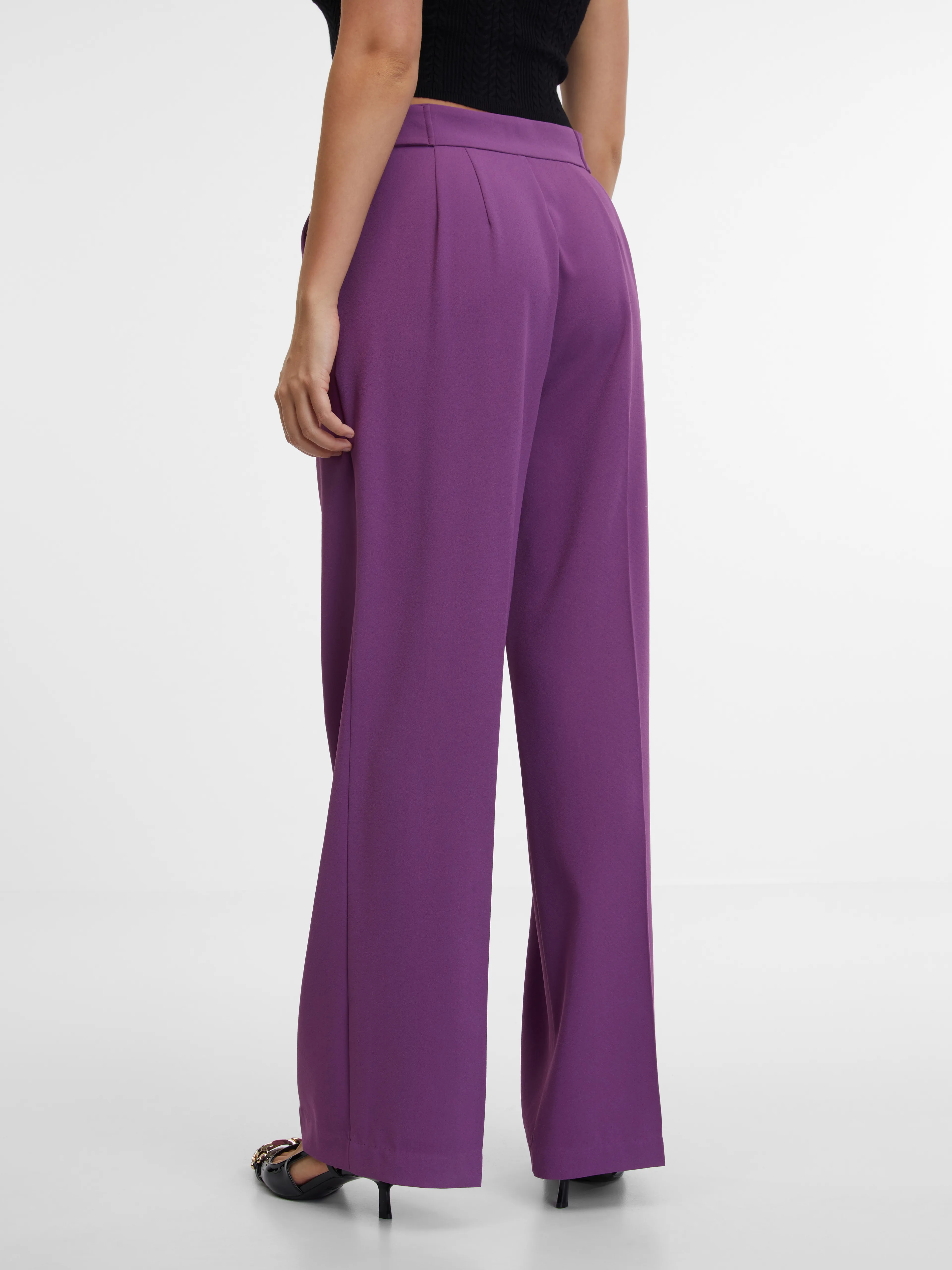 Lila gerade Damenhose ORSAY