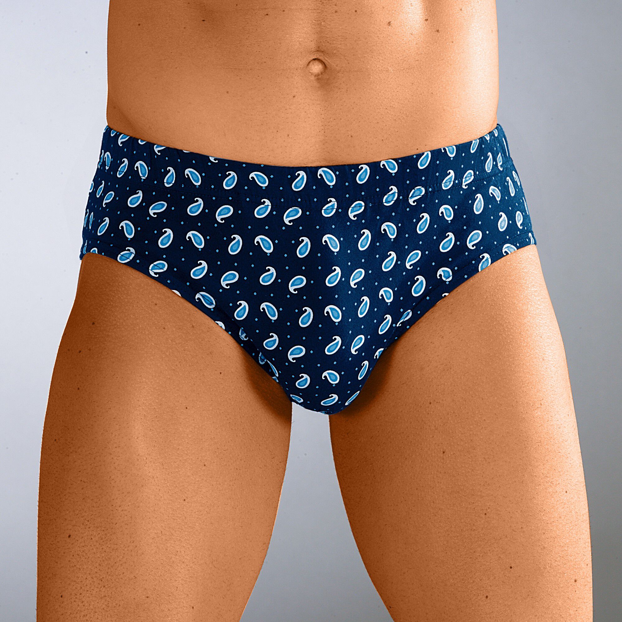 Slip fermé imprimé assorti taille confort
