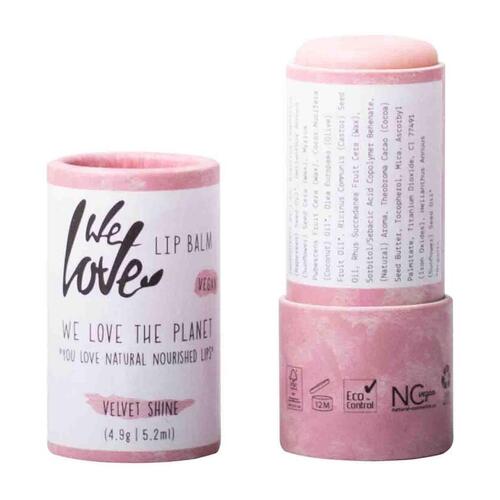 We Love The Planet Velvet Shine -huulirasva 4,9 grammaa