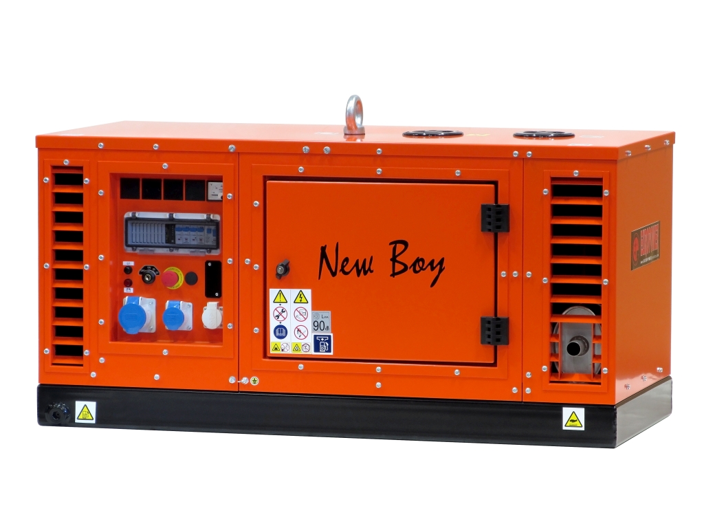 Generator de curent Europower 991011012 New Boy EPS103DE, motor diesel de 10 KVA, pornire electrică 3x 230 Volți 991011012