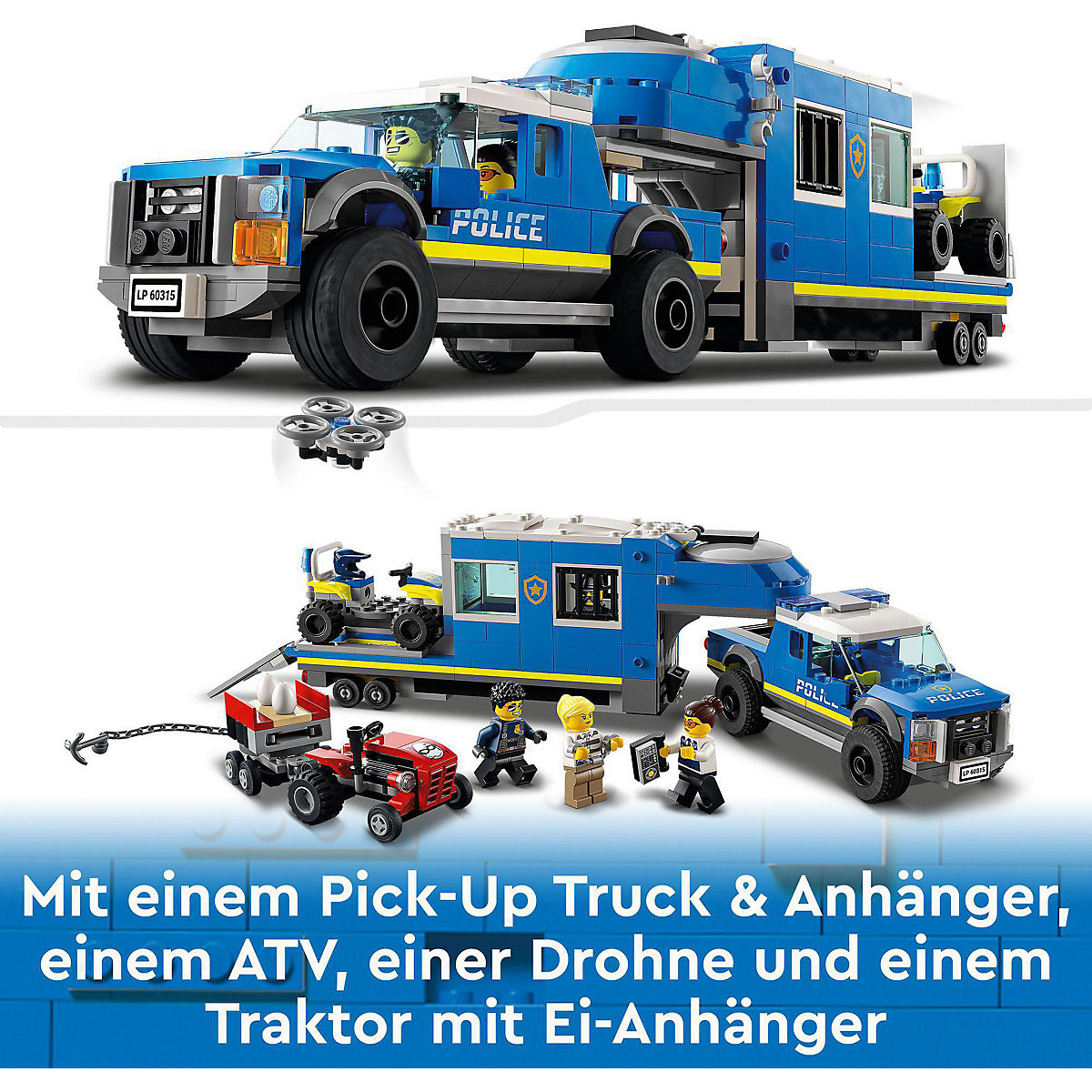 LEGO® City 60315 Mobile Polizei-Einsatzzentrale