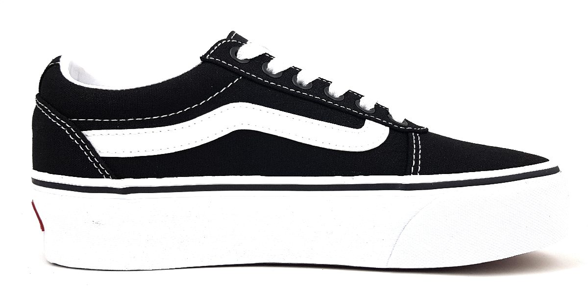 Vans Ward Platform VN0A3TLC1871 Schwarz C1871 Black/White