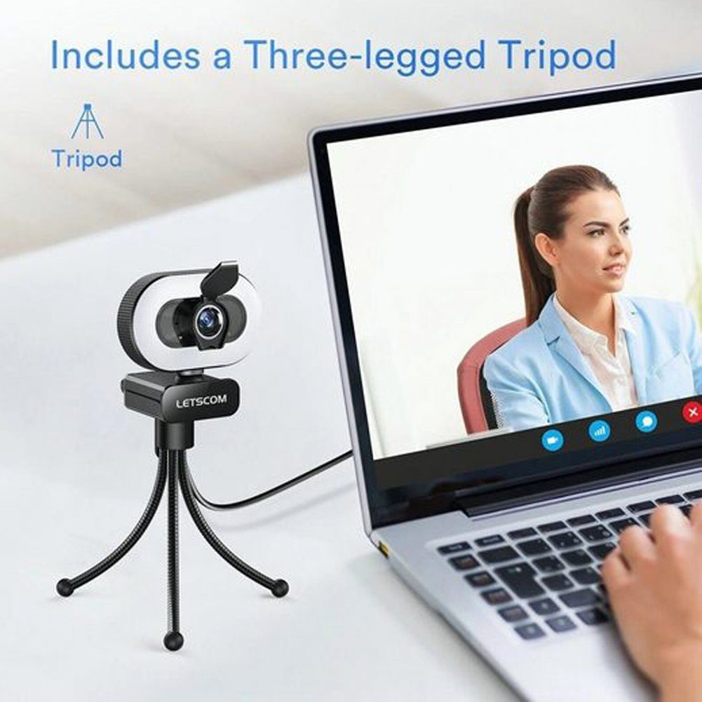 A Ade Full HD 1080P 360° Drehung Webcam