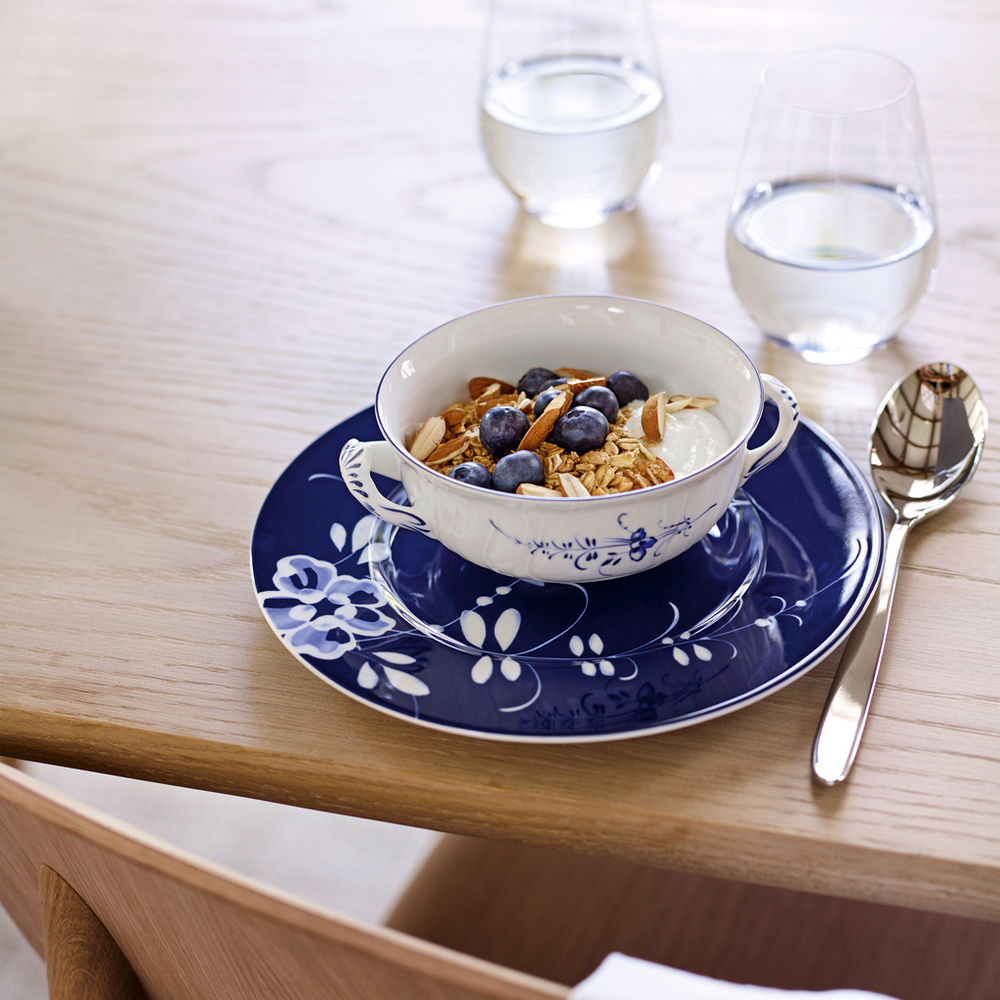 Villeroy & Boch Assiette dessert Bleu Vieux Luxembourg Brindille Assiette