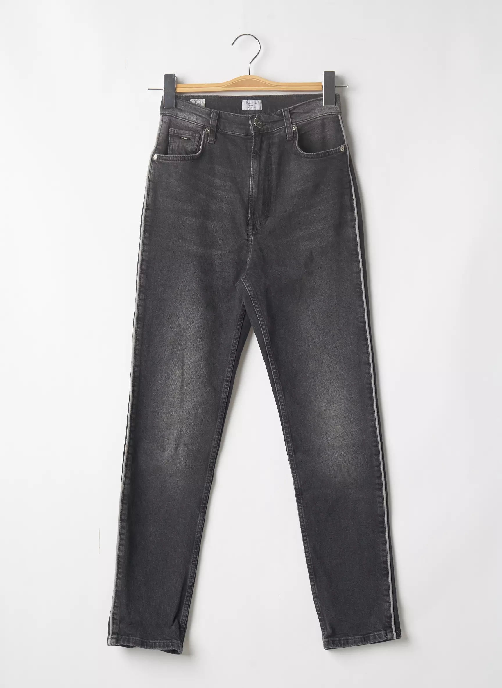 Pepe Jeans Jeans Coupe Slim Femme couleur gris