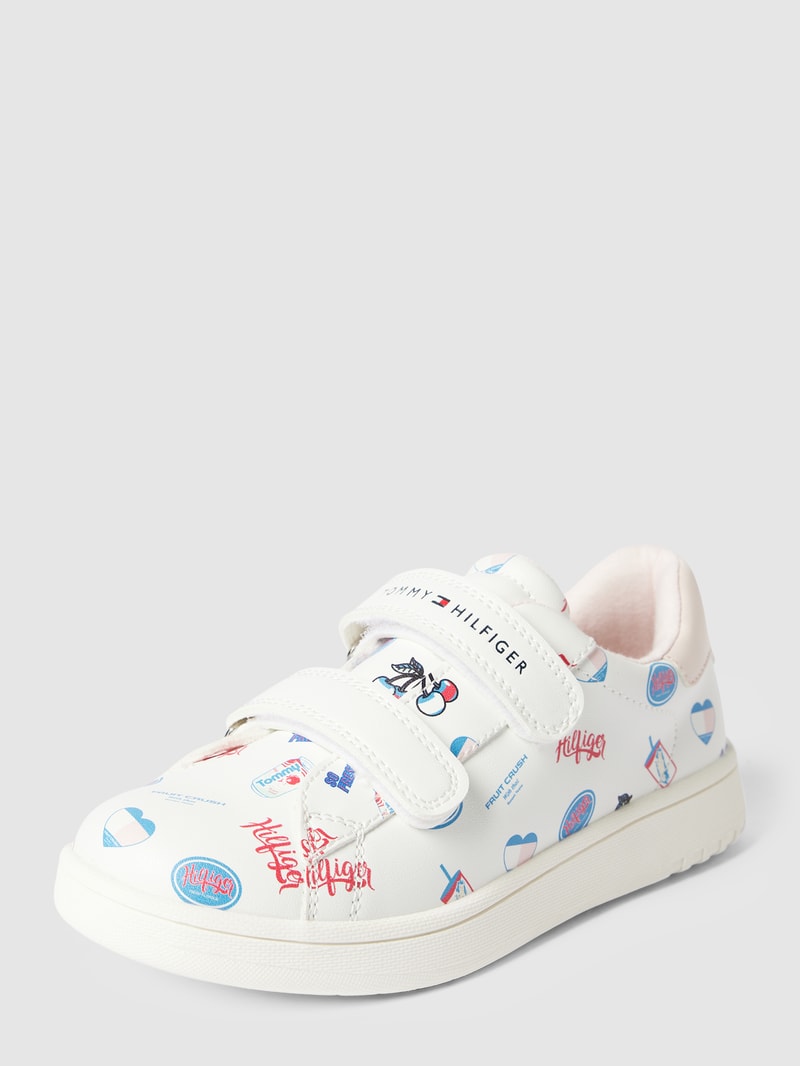 Sneaker mit Logo-Muster Modell 'SKYLER' in weiß