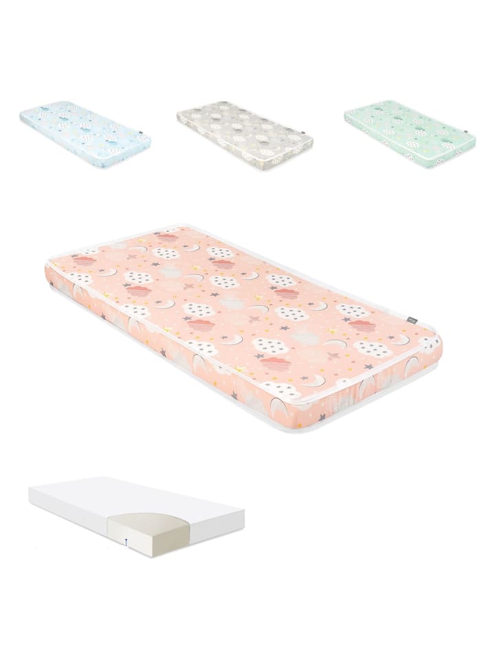 Kikkaboo Babybett Matratze Fantasia in orange günstig kaufen 60x120 cm