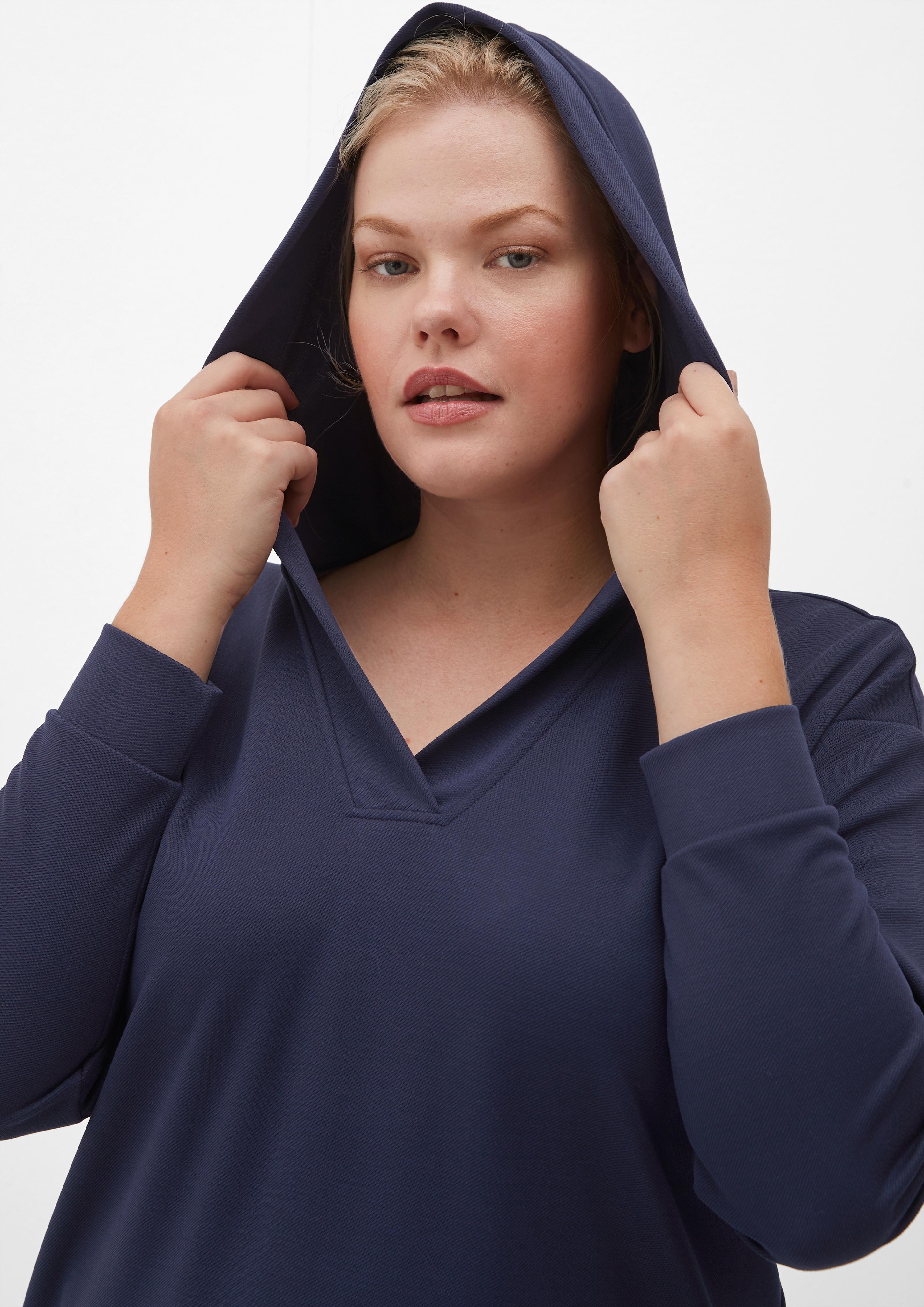 Hoodie mit V-Neck  2121662-5959