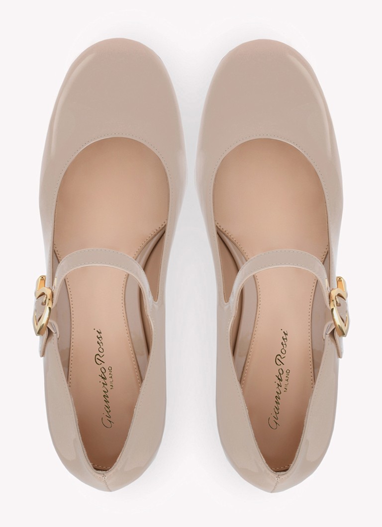 Gianvito Rossi Mary Ribbon pump in patent leather