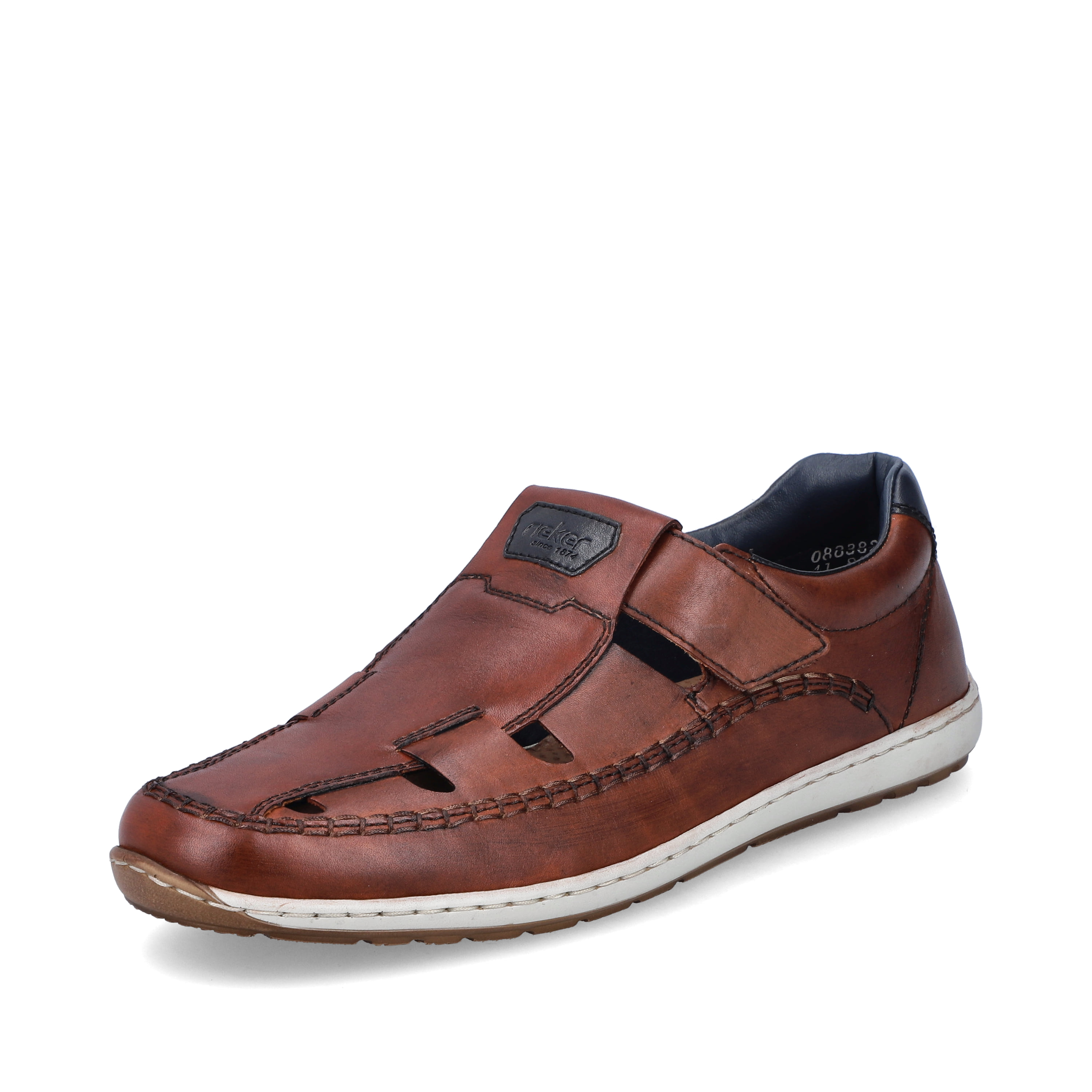 Rieker Herren Slipper kastanienbraun
