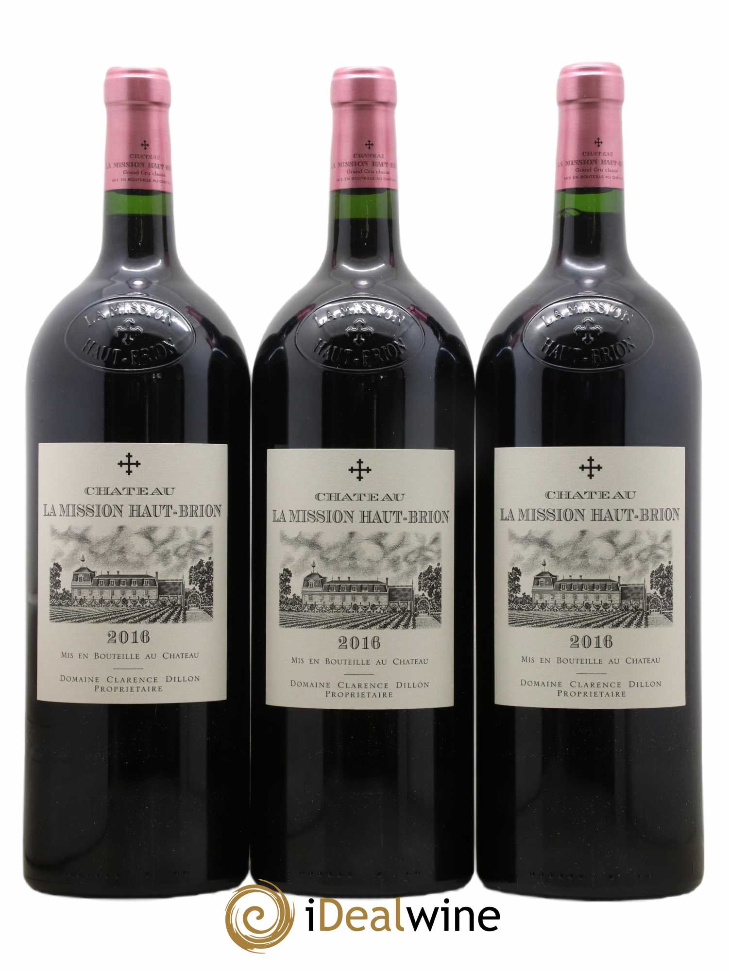 Château La Mission Haut-Brion Cru Classé de Graves  2016 - Lot de 6 Magnums