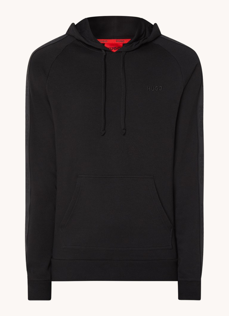 HUGO BOSS Tonal hoodie with logo embroidery