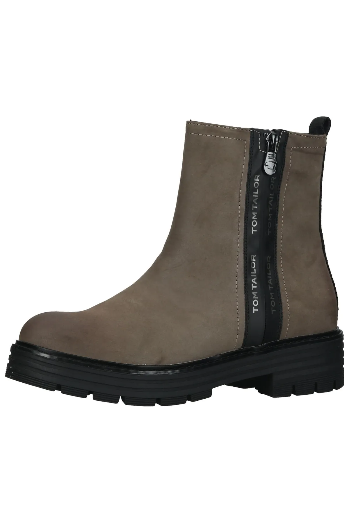 Tom Tailor  Stiefelette - Beige - Blockabsatz
