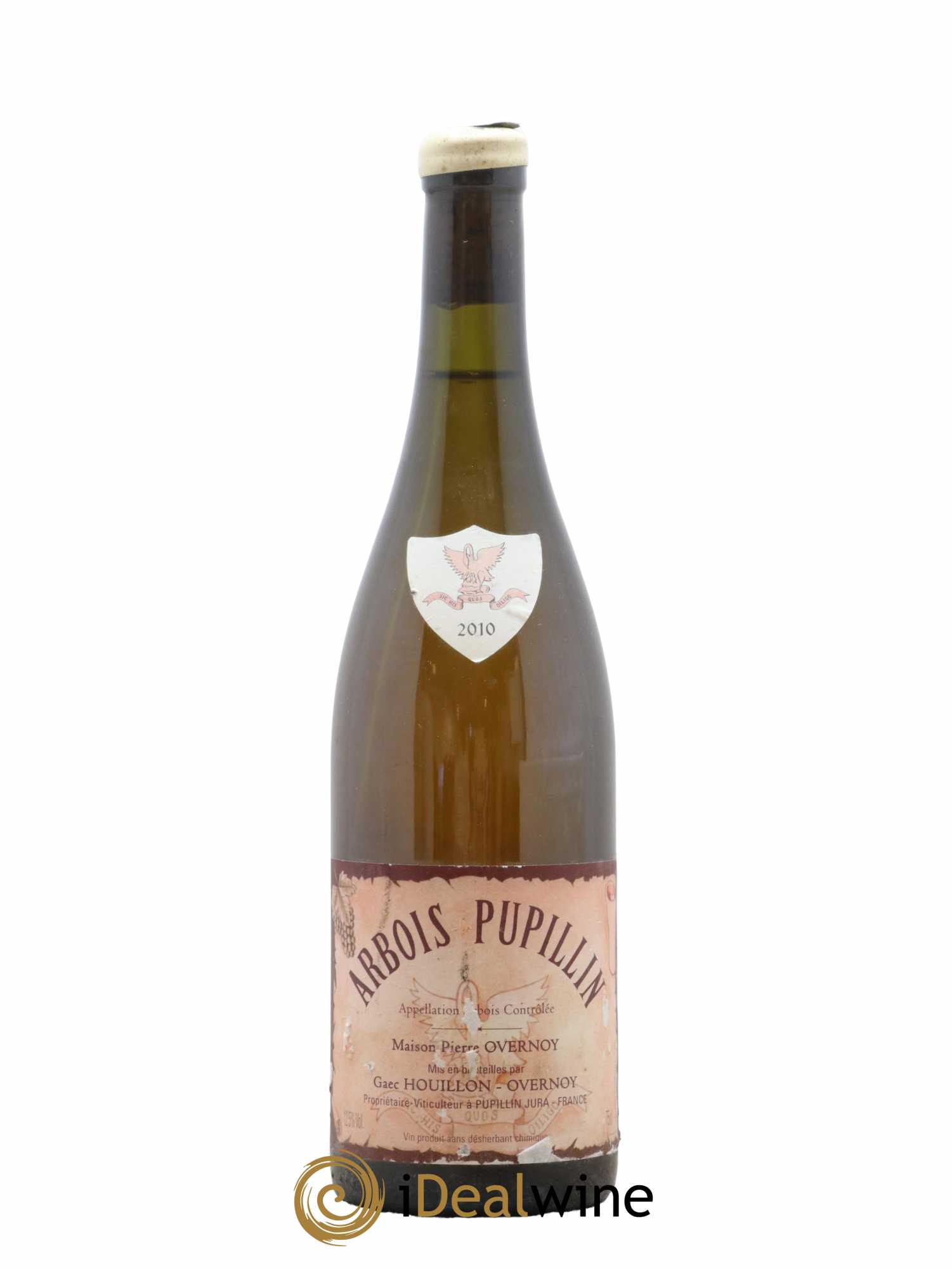 Arbois Pupillin Chardonnay (cire blanche) Overnoy-Houillon (Domaine)  2010 - Lot de 1 Bouteille