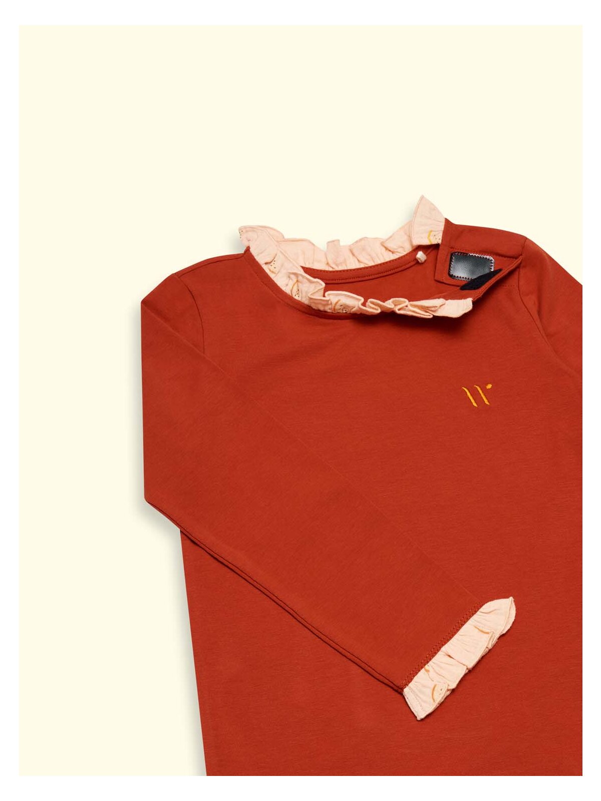 Wombly Fee Langarmshirt rot