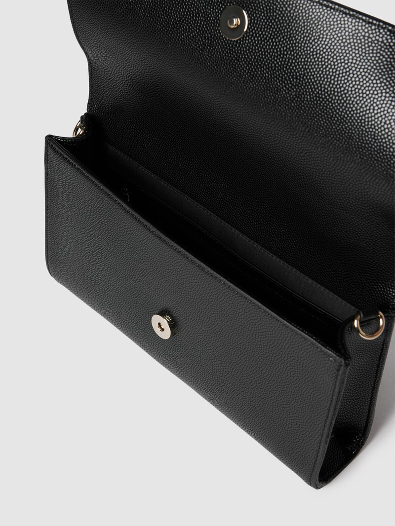 Clutch mit Strukturmuster in metallic Modell 'DIVINA' in schwarz
