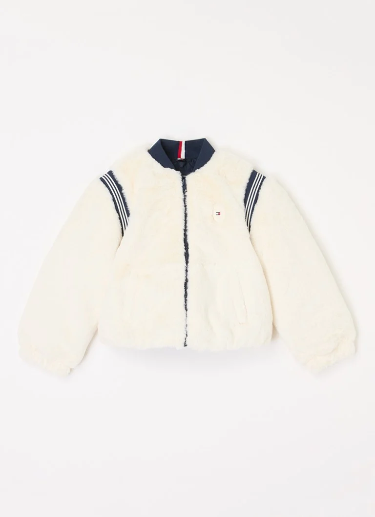 Jachetă bomber din piele ecologică matlasată Tommy Hilfiger